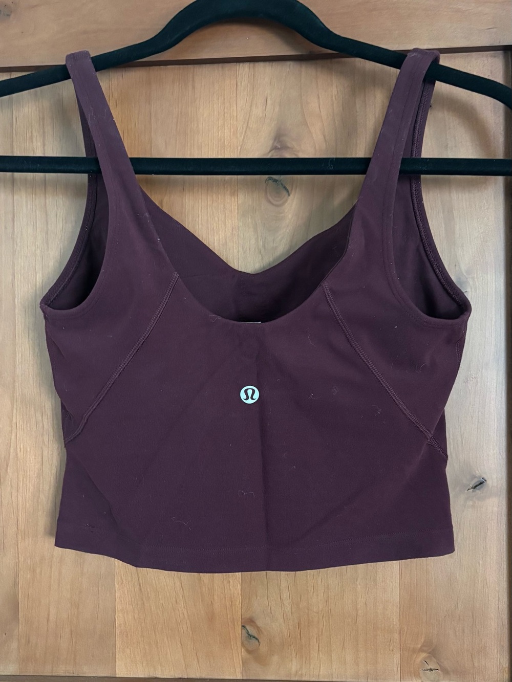 Lululemon Align Sports Bra/Tank in Deep Burgundy